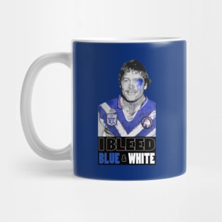 OG FOOTY - Canterbury Bulldogs - Terry Lamb - I BLEED BLUE 'N WHITE Mug